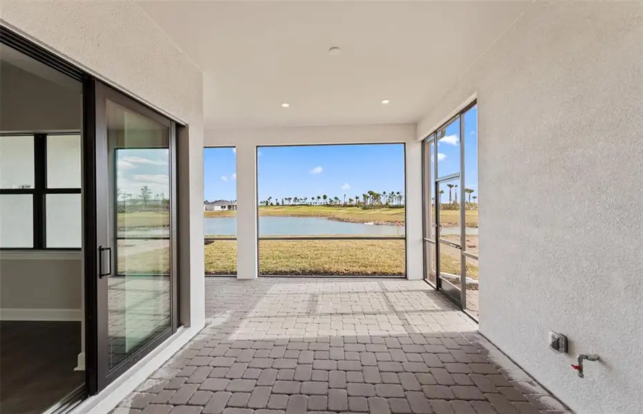 Exterior details and patio area of a home in Del Webb Catalina, Lakewood Ranch (Image 3).