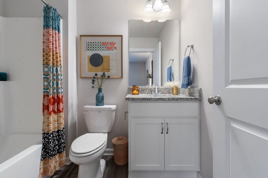 Furnished interior view inside a new home in Forrest Bluff Townhomes, North Augusta (Image 14).