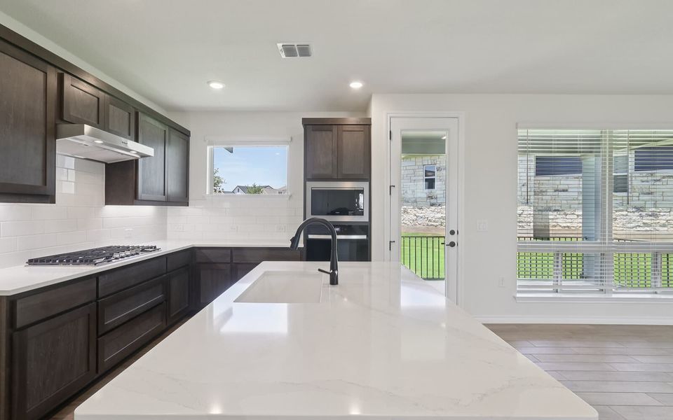 Furnished interior view inside a new home in Cottage at Kissing Tree, San Marcos (Image 8). Furnished interior view inside a new home in Cottage at Kissing Tree, San Marcos (Image 8).