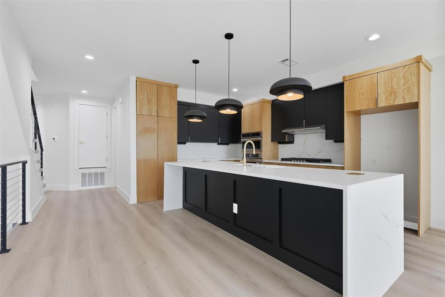 Furnished interior view inside a new home in , Dallas (Image 10).