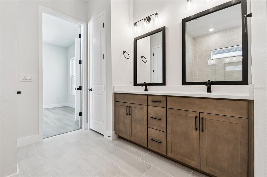 Furnished interior view inside a new home in Emerald Landing at Waterside at Lakewood Ranch – Cottage Series, Sarasota (Image 7).