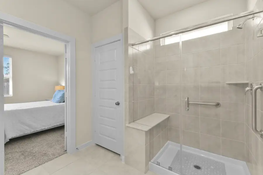 Furnished interior view inside a new home in Harper's Preserve - Traditional Series, Conroe (Image 5).