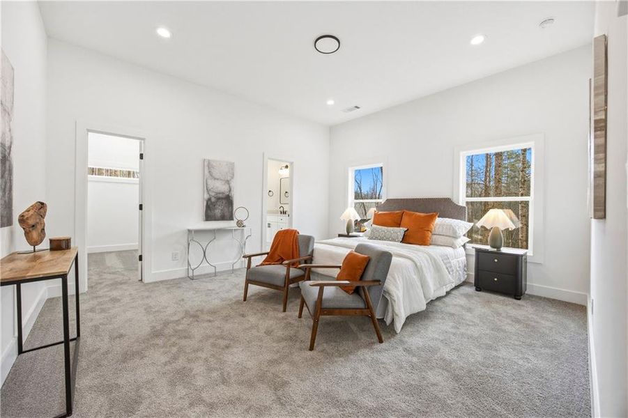 Furnished interior view inside a new home in , Pendergrass (Image 29).