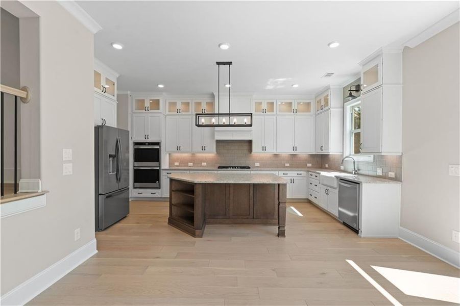Furnished interior view inside a new home in Bellwyn, Johns Creek (Image 5).