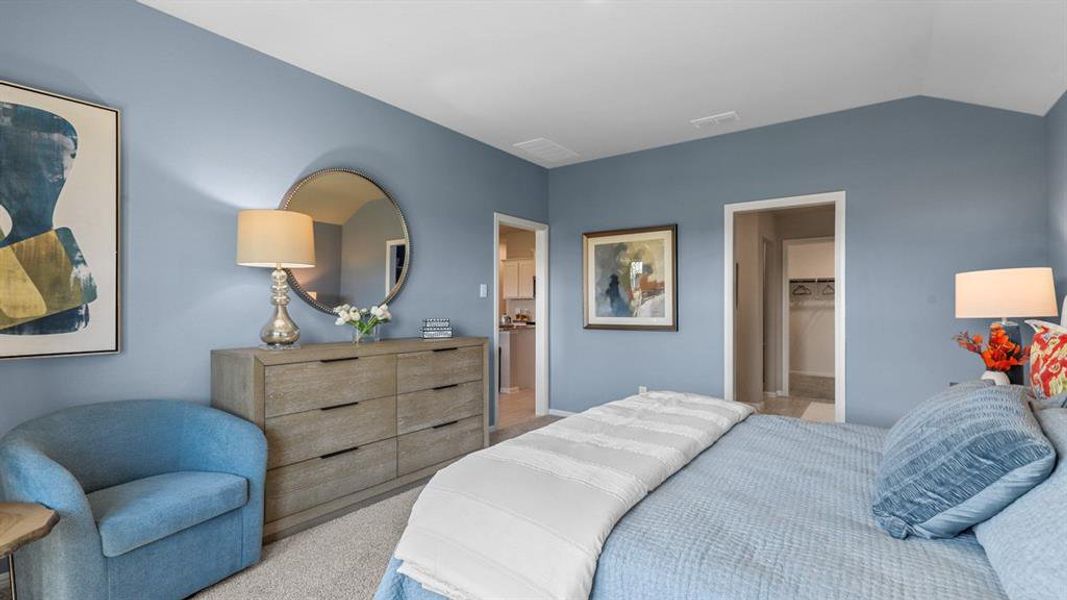 Furnished interior view inside a new home in Bella Vista, Granbury (Image 16).