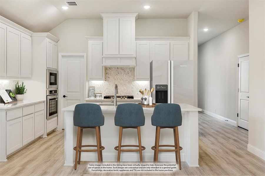 Furnished interior view inside a new home in Glenwood Meadows, Denton (Image 5). Furnished interior view inside a new home in Glenwood Meadows, Denton (Image 5).