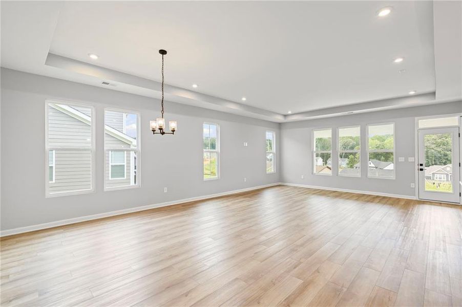 Spacious, unfurnished interior of a new home in The Reserve At Liberty Park, Braselton (Image 28). Spacious, unfurnished interior of a new home in The Reserve At Liberty Park, Braselton (Image 28).