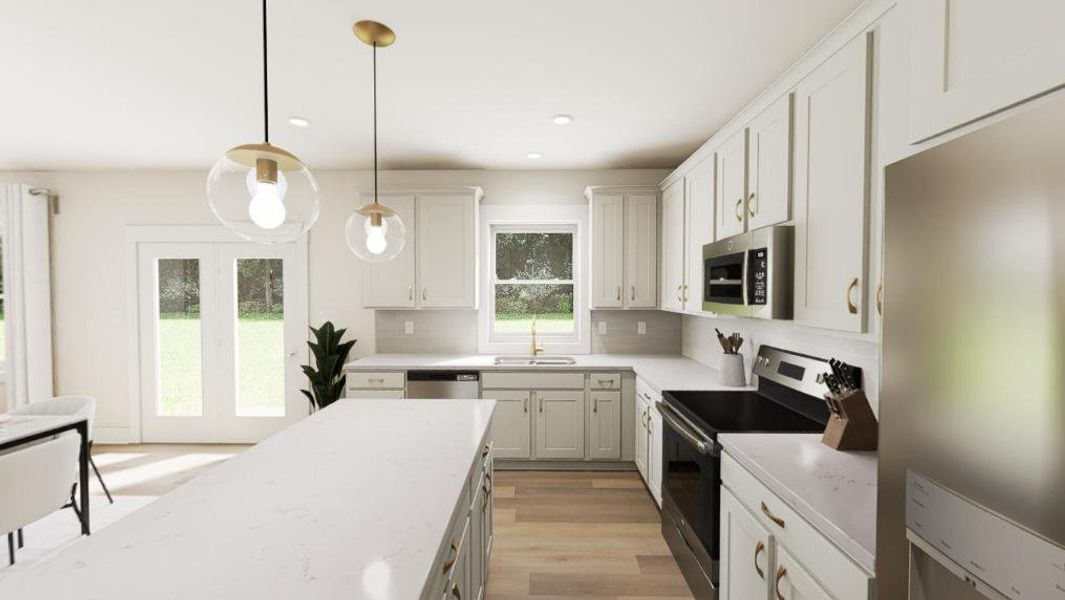 Furnished interior view inside a new home in Havenbrooke, Kernersville (Image 7).