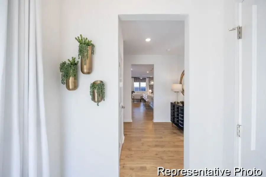 Furnished interior view inside a new home in Village Heights TH, Greensboro (Image 2).