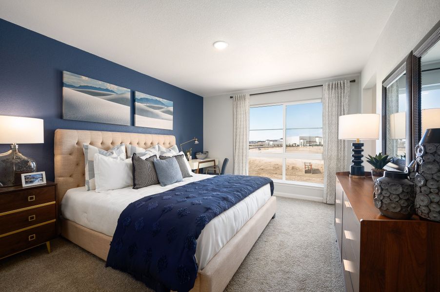 Furnished interior view inside a new home in The Commons at Victory Ridge, Colorado Springs (Image 6).