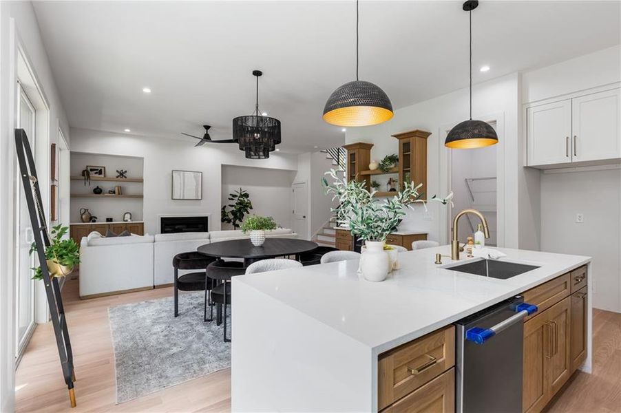 Furnished interior view inside a new home in , Smyrna (Image 9).