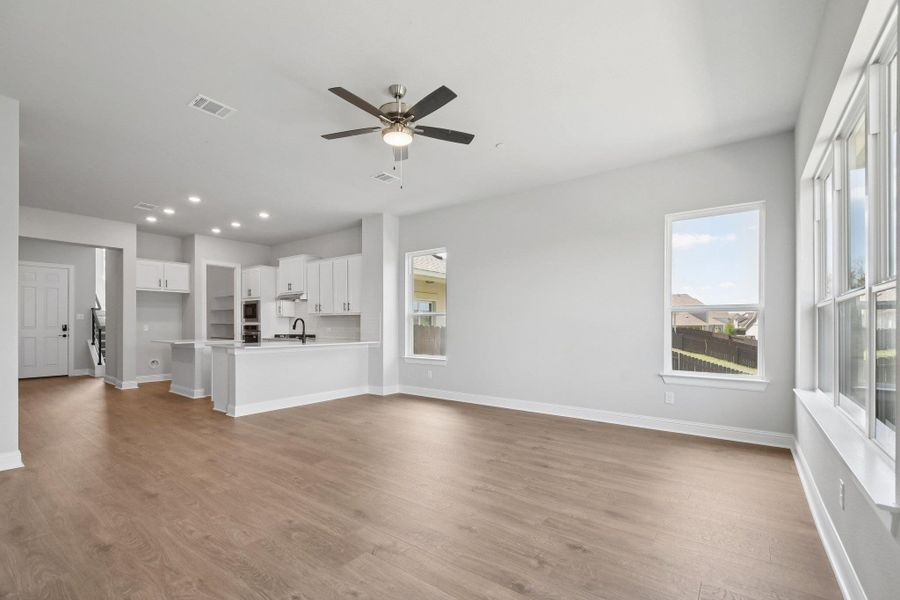 Spacious, unfurnished interior of a new home in Cross Creek, Cedar Park (Image 32).
