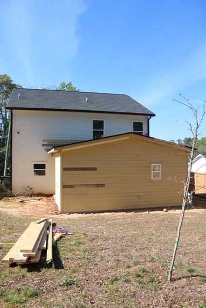 Exterior details and patio area of a home in , Clarkesville (Image 30).