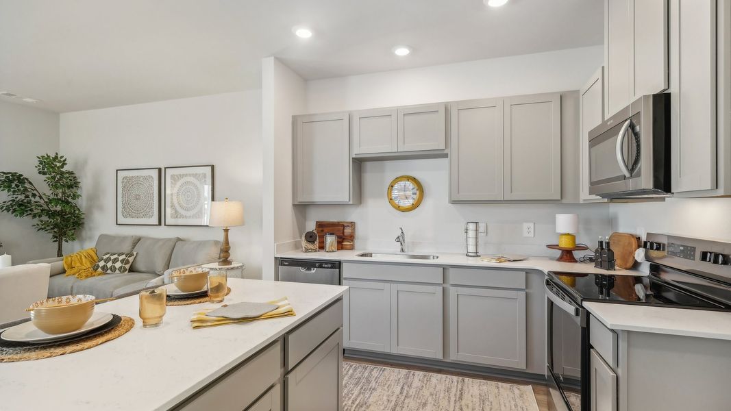 Representative furnished interior of a home built from the FRANKLIN by D.R. Horton in Campbell Place, Lebanon (Image 8).