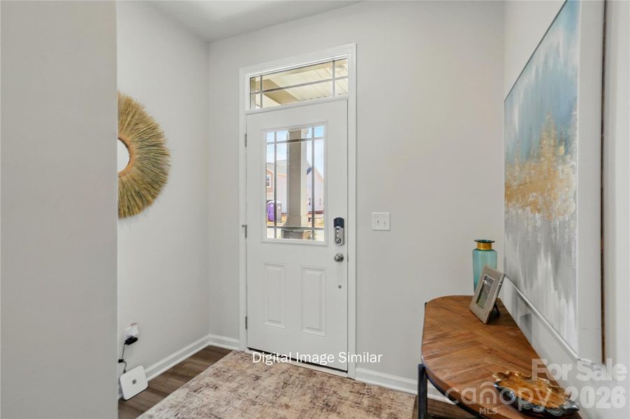 Furnished interior view inside a new home in Bailey Run, Charlotte (Image 14).