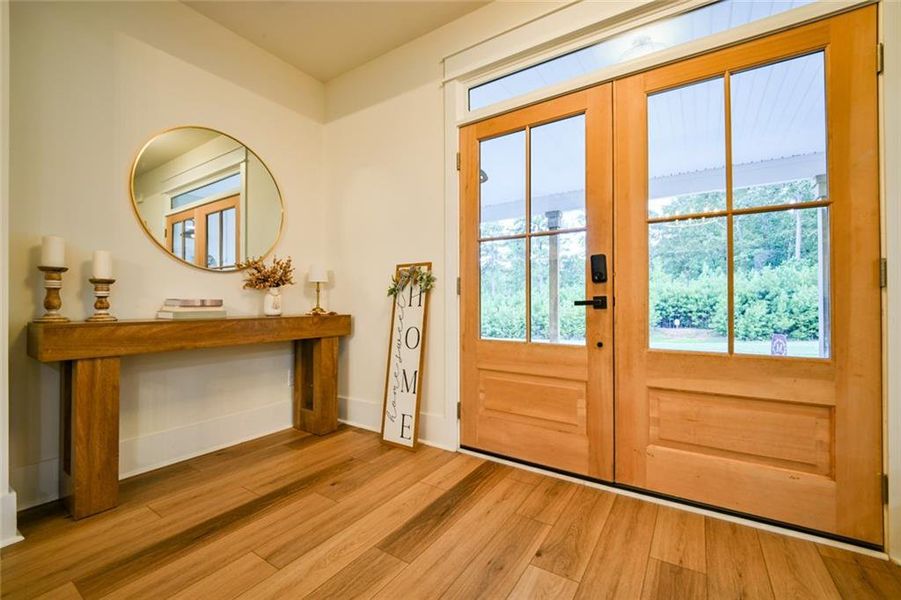 Furnished interior view inside a new home in , Monticello (Image 50).