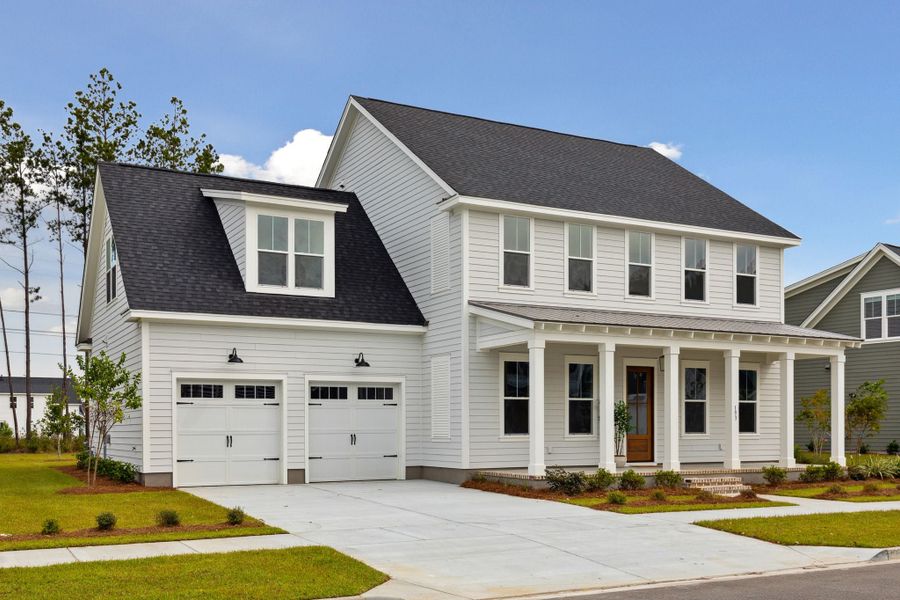 Representative exterior photo of a completed home built from the Azalea by Homes by Dickerson in Nexton, Summerville, SC (Image 10).