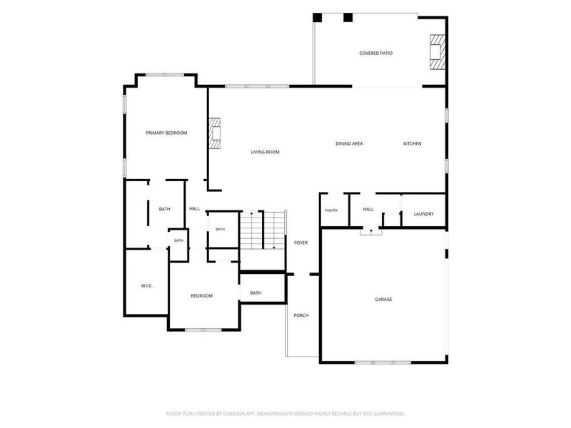 2D floor plan layout of this home in , Baldwin, GA (Image 7).