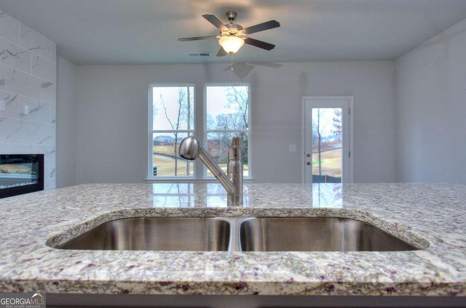 Close-up of interior finishes inside a home in Chimney Oaks Townhomes, Homer (Image 11).