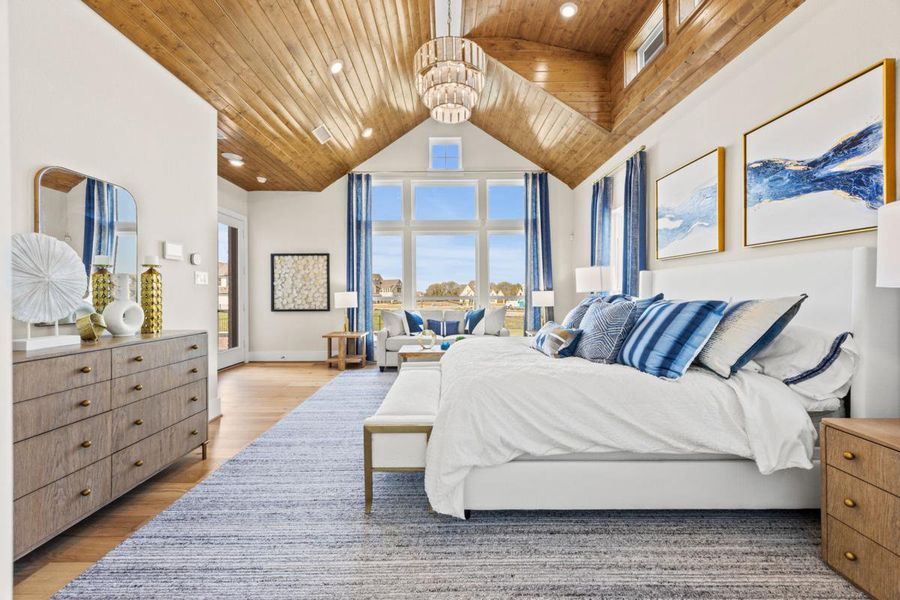 Furnished interior view inside a new home in Park Place, Prosper (Image 5).