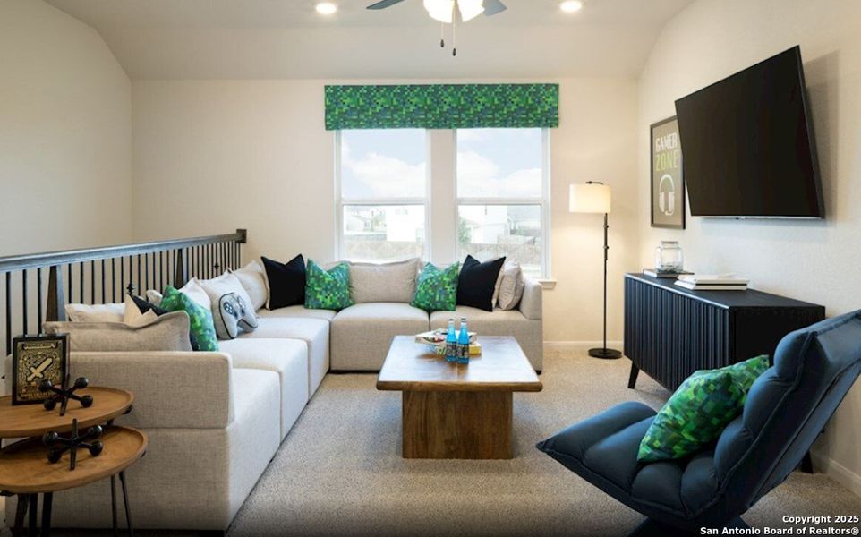 Furnished interior view inside a new home in Comanche Ridge, San Antonio (Image 7).