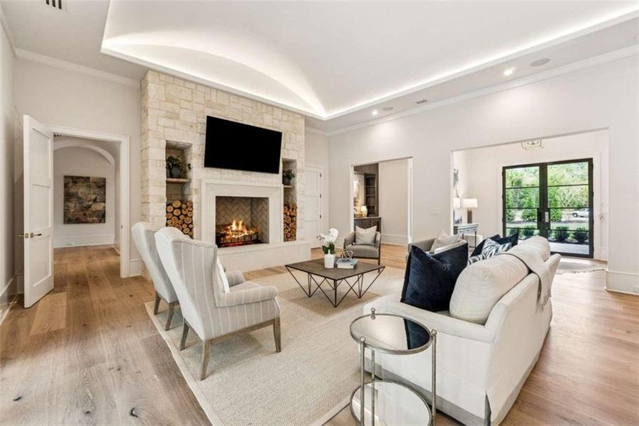 Furnished interior view inside a new home in , Cumming (Image 40). Furnished interior view inside a new home in , Cumming (Image 40).