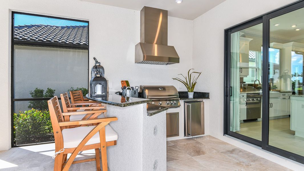 Representative furnished interior of a home built from the Lazio by Taylor Morrison in Esplanade by the Islands, Naples (Image 31).