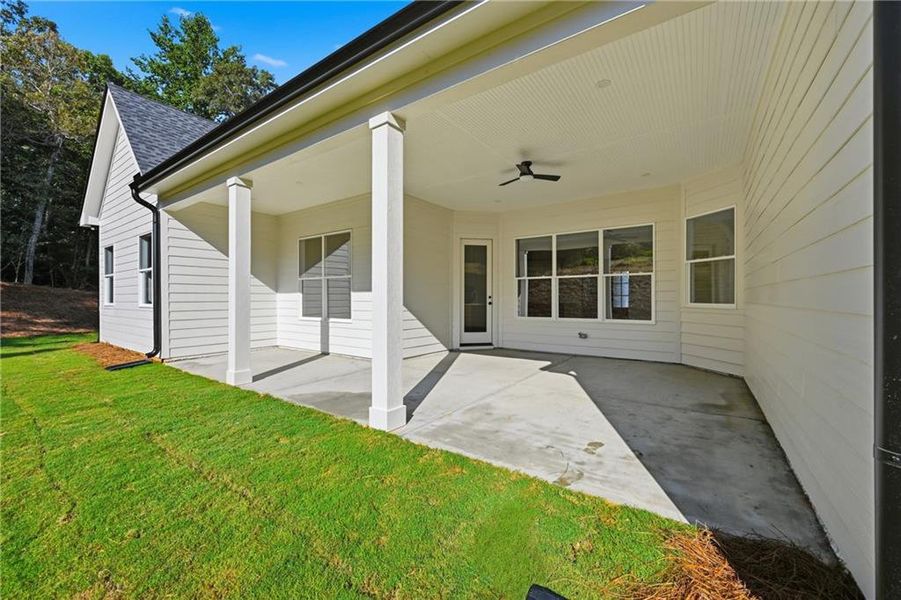 Exterior details and patio area of a home in , Demorest (Image 28).