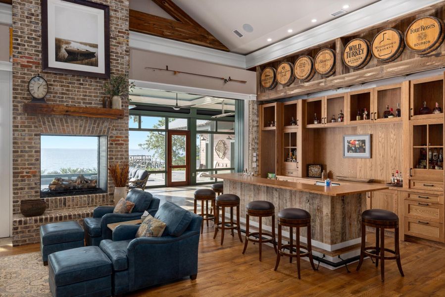 Furnished interior view inside a new home in , Bonneau (Image 59).