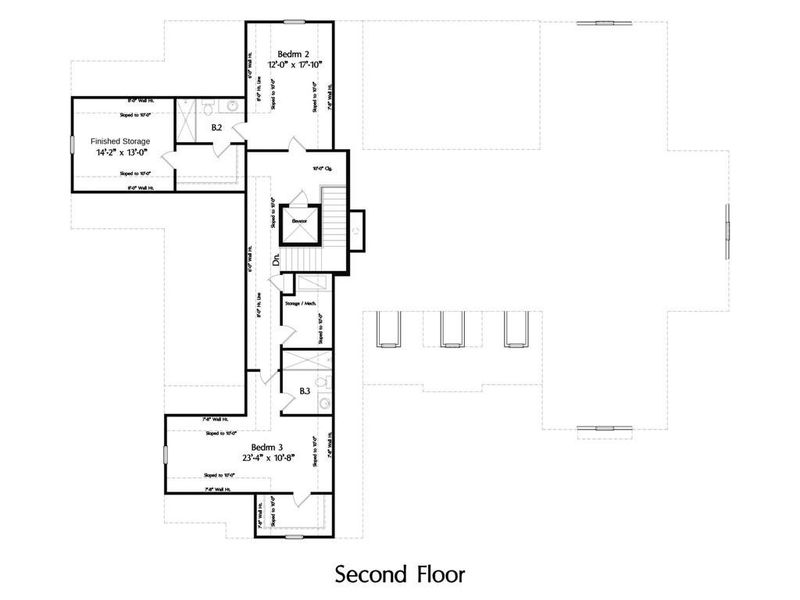 2D floor plan layout of this home in , Dawsonville, GA (Image 3).