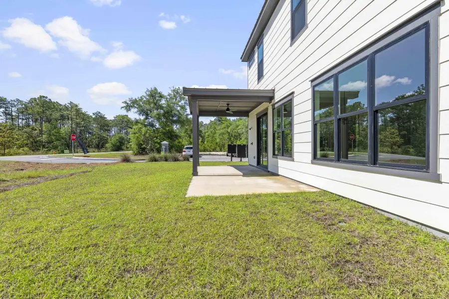 Exterior details and patio area of a home in The Shoal, Santa Rosa Beach (Image 3). Exterior details and patio area of a home in The Shoal, Santa Rosa Beach (Image 3).