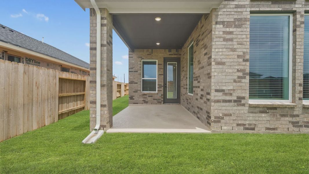 Representative exterior details of a home built from the Madison by Chesmar Homes in Elyson 50's, Katy (Image 3). Representative exterior details of a home built from the Madison by Chesmar Homes in Elyson 50's, Katy (Image 3).