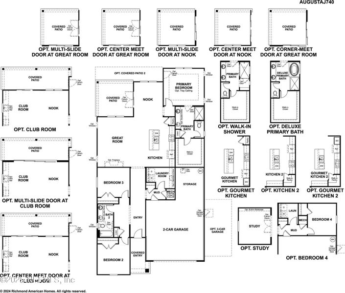 2D floor plan layout of this home in Coastal Gardens, Palm Coast, FL (Image 4).