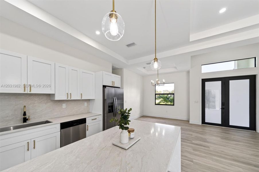 Furnished interior view inside a new home in , Naples (Image 8).