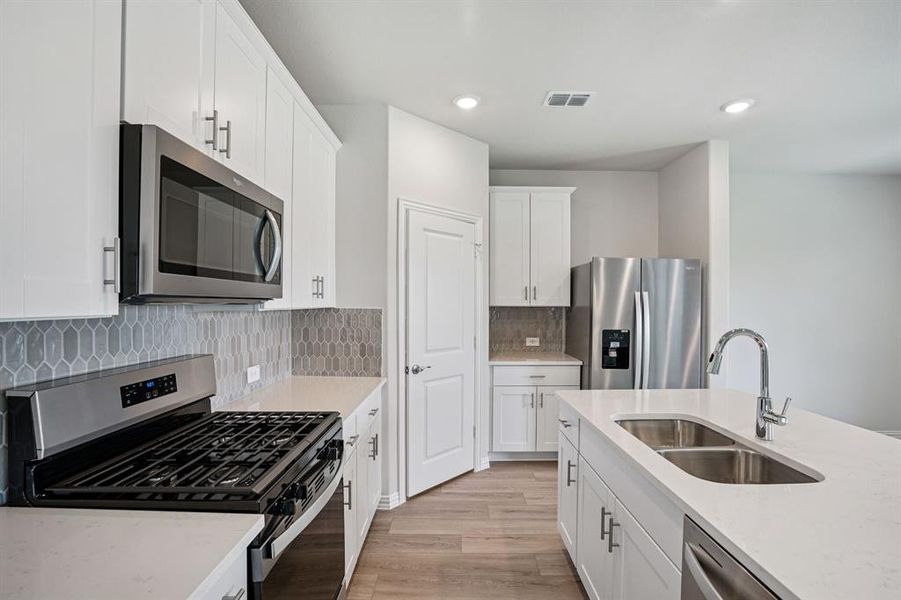 Furnished interior view inside a new home in Trails of Lavon - Spring Series, Lavon (Image 14).