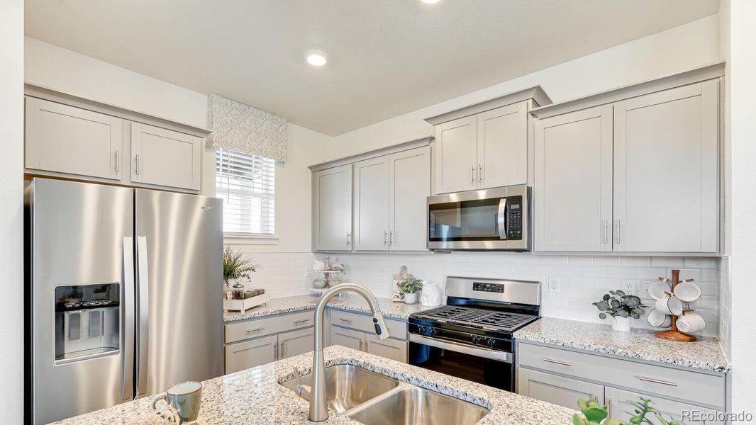 Furnished interior view inside a new home in Revere at Johnstown, Johnstown (Image 23).