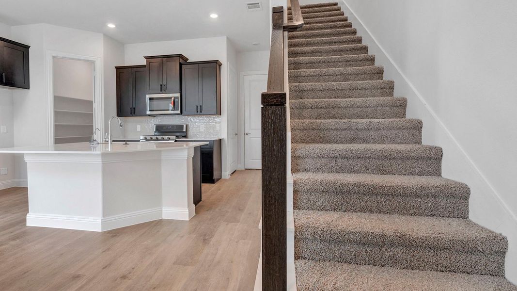 Furnished interior view inside a new home in Mustang Square, Plano (Image 9).