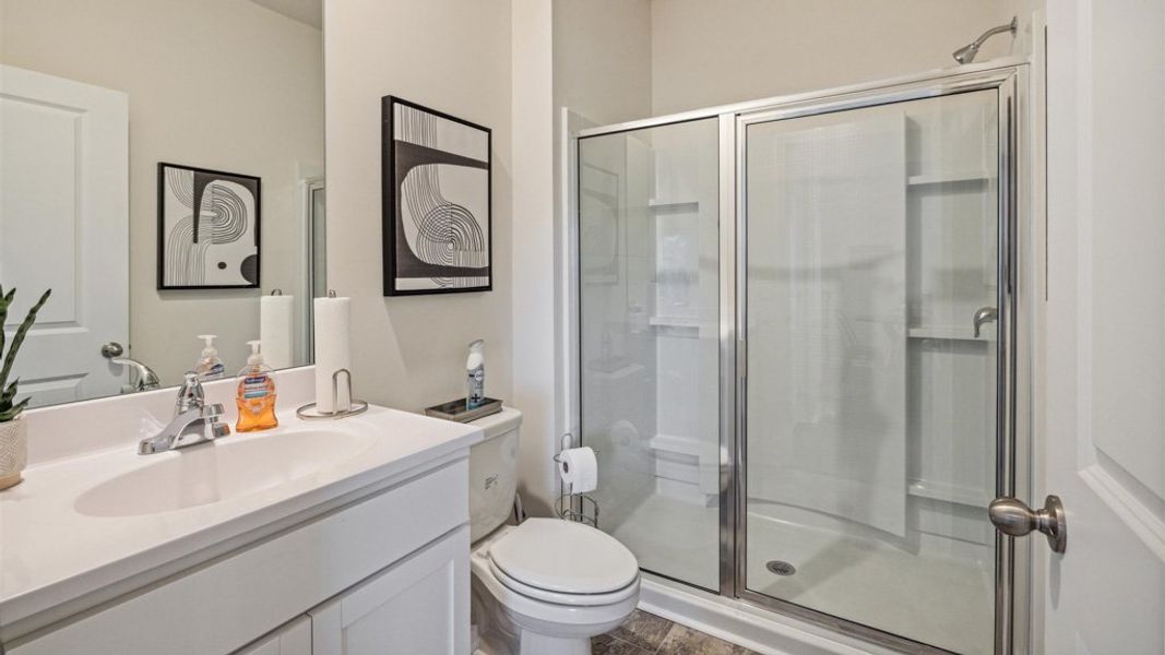 Furnished interior view inside a new home in Keebler Meadows, Johnson City (Image 17).