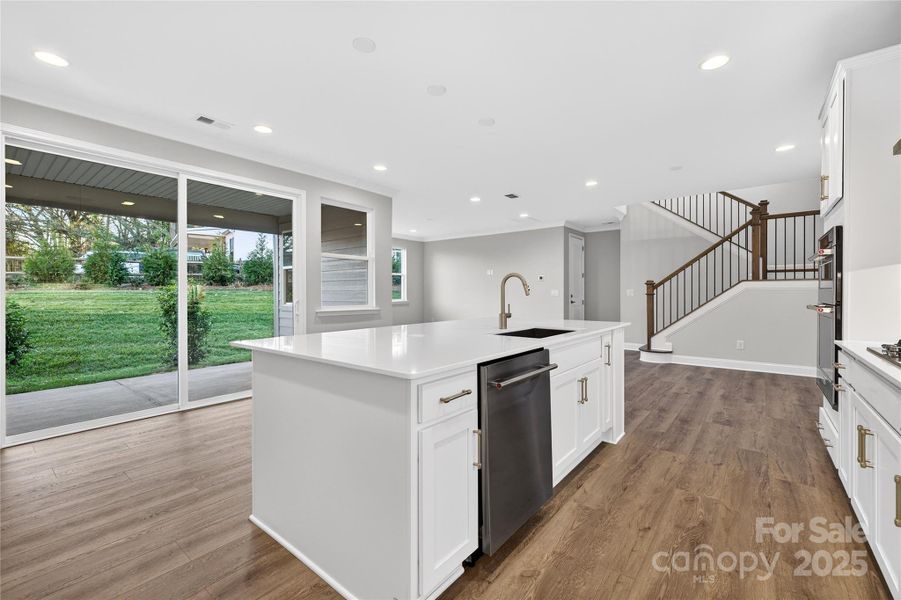 Kitchen, Patio, Living and Dining