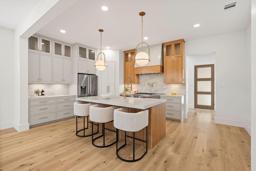 Custom glass showcase cabinets