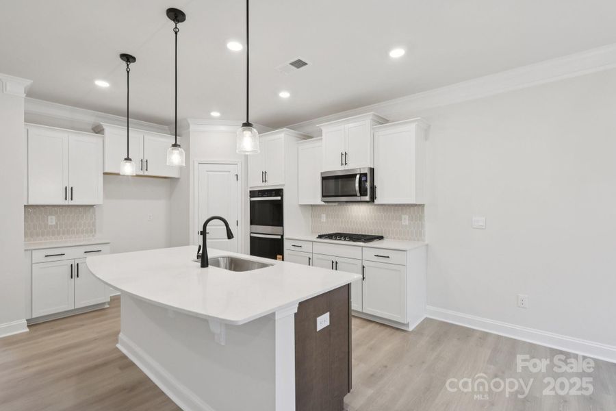 Furnished interior view inside a new home in Falls Cove, Troutman (Image 13).
