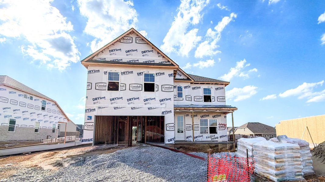 *Photo of actual home under construction June 2026