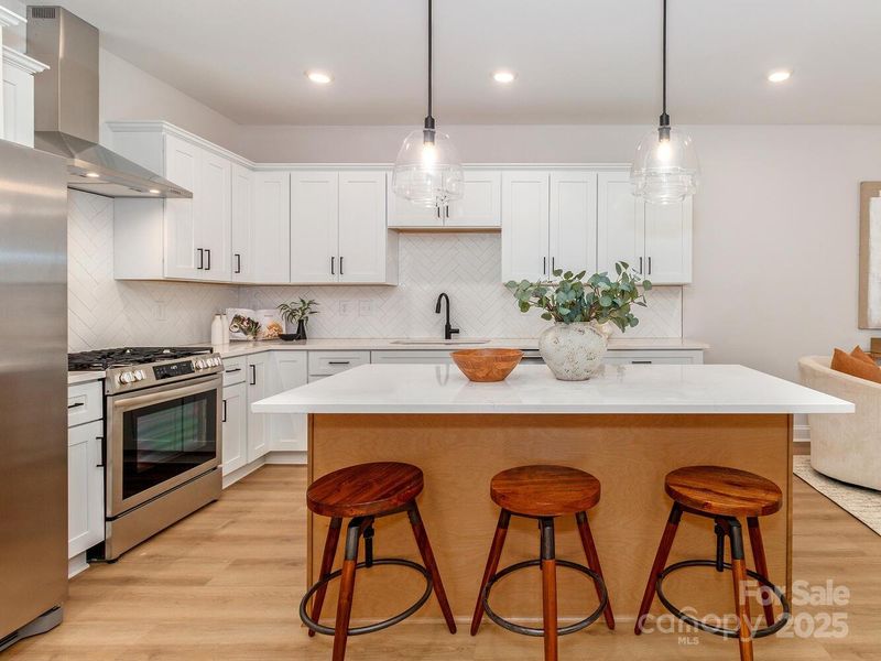Furnished interior view inside a new home in , Charlotte (Image 6).