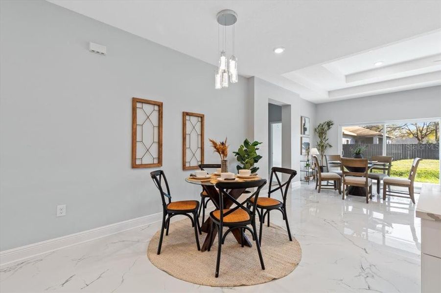 Furnished interior view inside a new home in , Tampa (Image 11).
