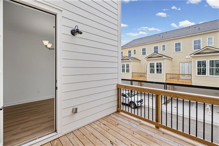 Exterior details and patio area of a home in , Canton (Image 3).
