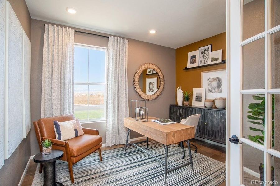 Furnished interior view inside a new home in Legato, Commerce City (Image 8).