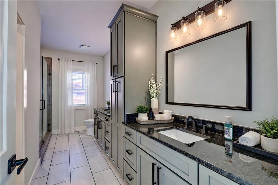 Furnished interior view inside a new home in , Hiawassee (Image 11).