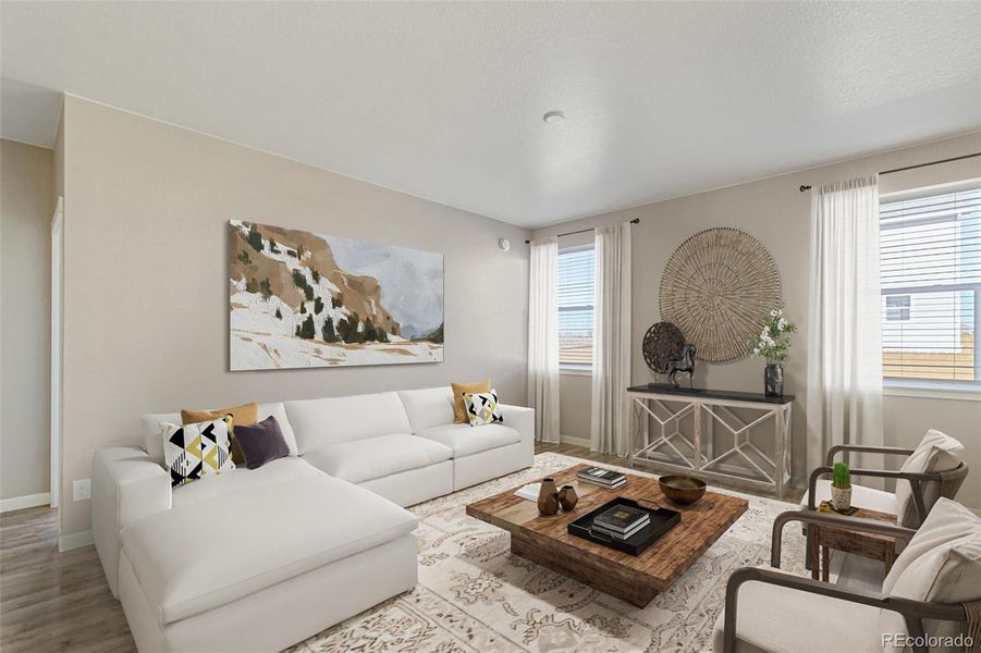 Furnished interior view inside a new home in Spring Valley Ranch, Elizabeth (Image 14).