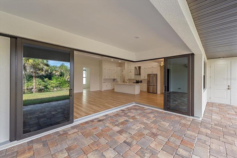 Exterior details and patio area of a home in , North Port (Image 4). Exterior details and patio area of a home in , North Port (Image 4).
