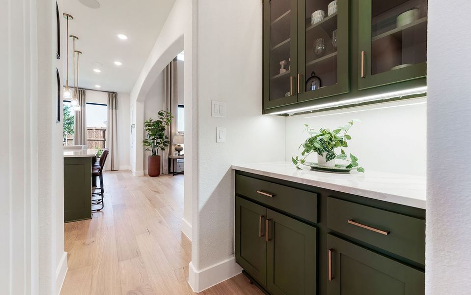 Furnished interior view inside a new home in Marvida, Cypress (Image 40).